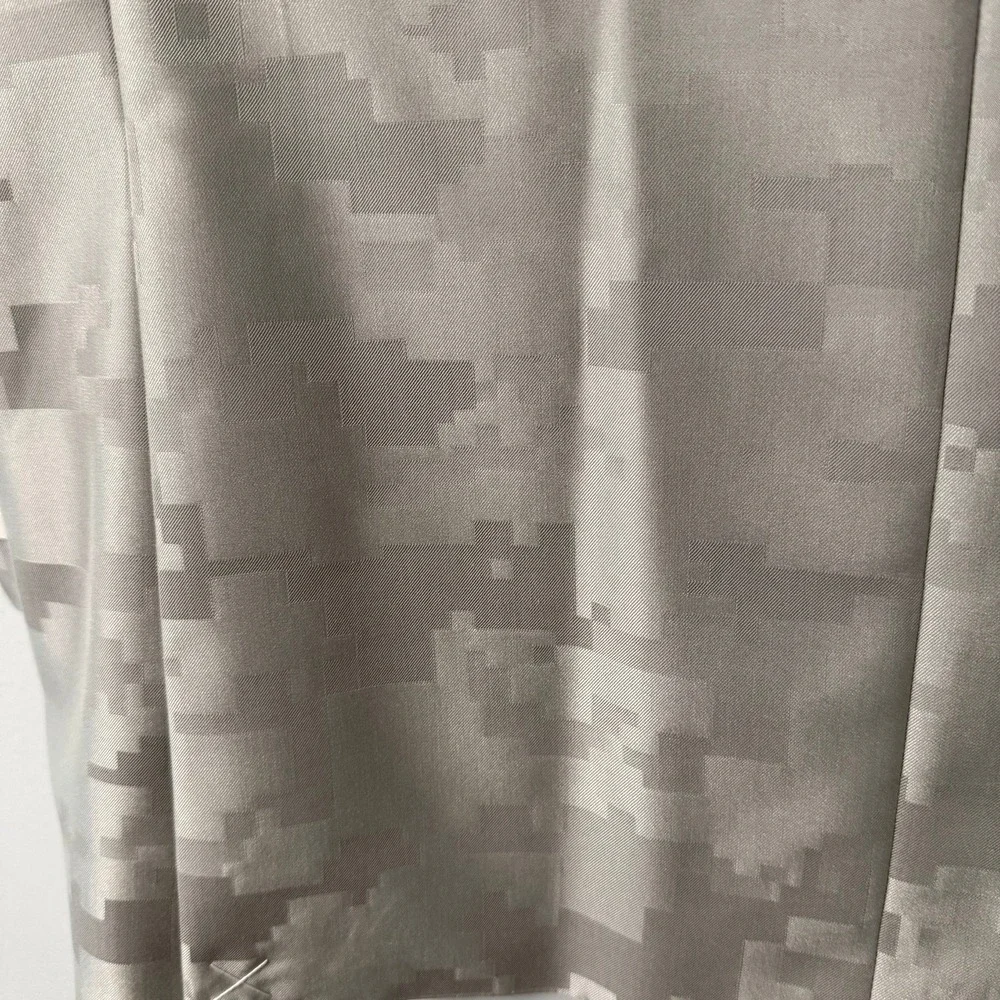 Jos A Bank Men 44L Tailored Fit Digital Camo Dinner Jacket Silver Grey Minecraft